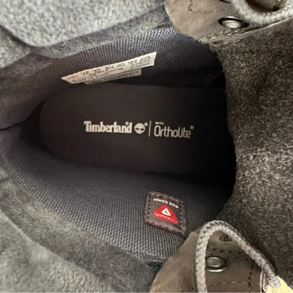 Timberland Linden Woods 6-inch Waterproof Boot Nubuck Grey Size 9 - Picture 6 of 10